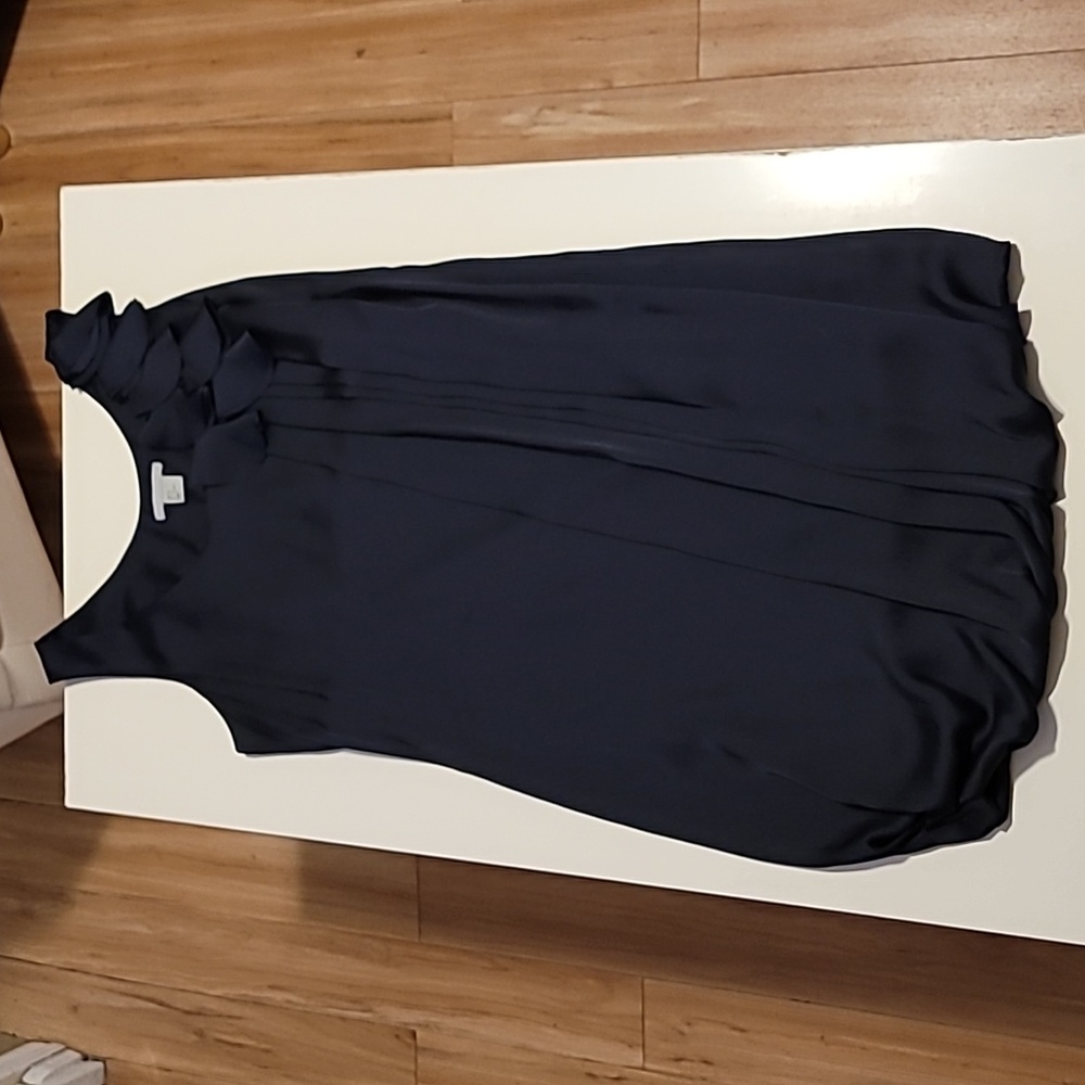 Deep Navy Blue Sleeveless Mini Dress